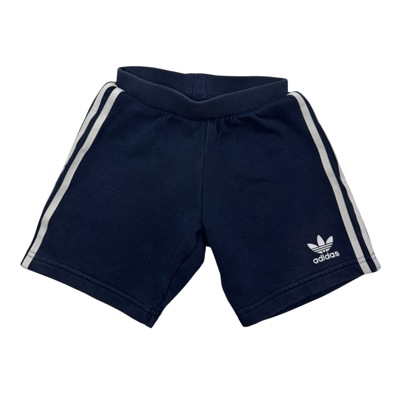 Modré teplákové kraťasy Adidas