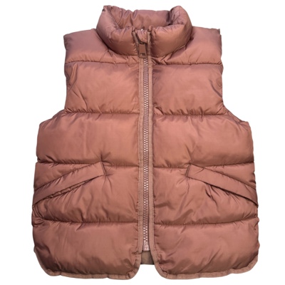 Růžovočervená prošívaná vesta H&M