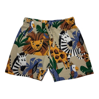 Béžové kraťasy s motivem safari H&M