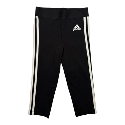 Černé legíny s logem ADIDAS