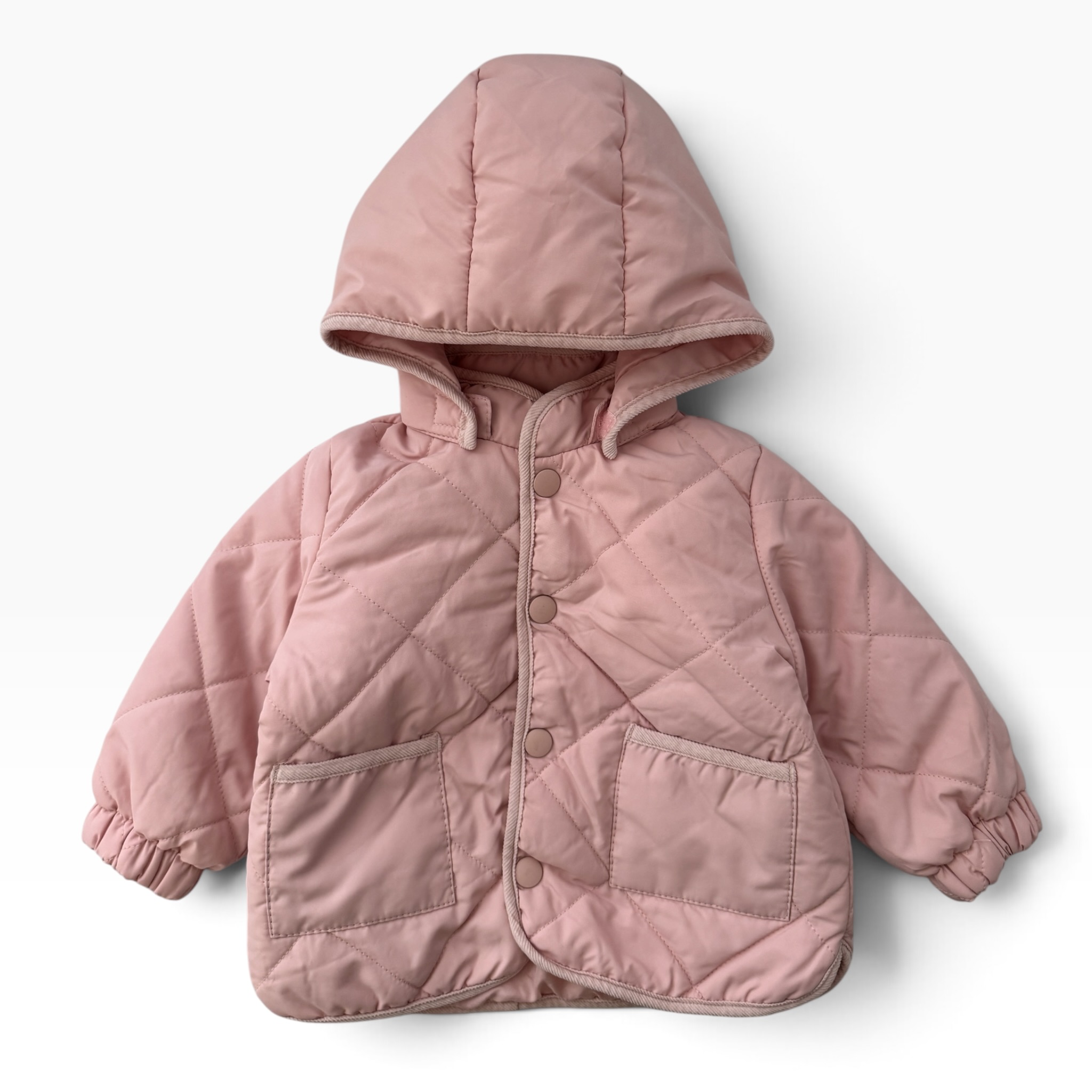 Světlerůžová prošívaná bunda H&M