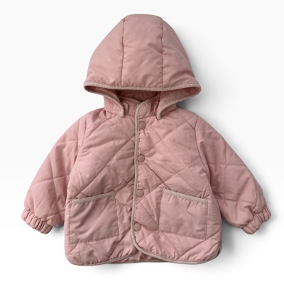 Světlerůžová prošívaná bunda H&M