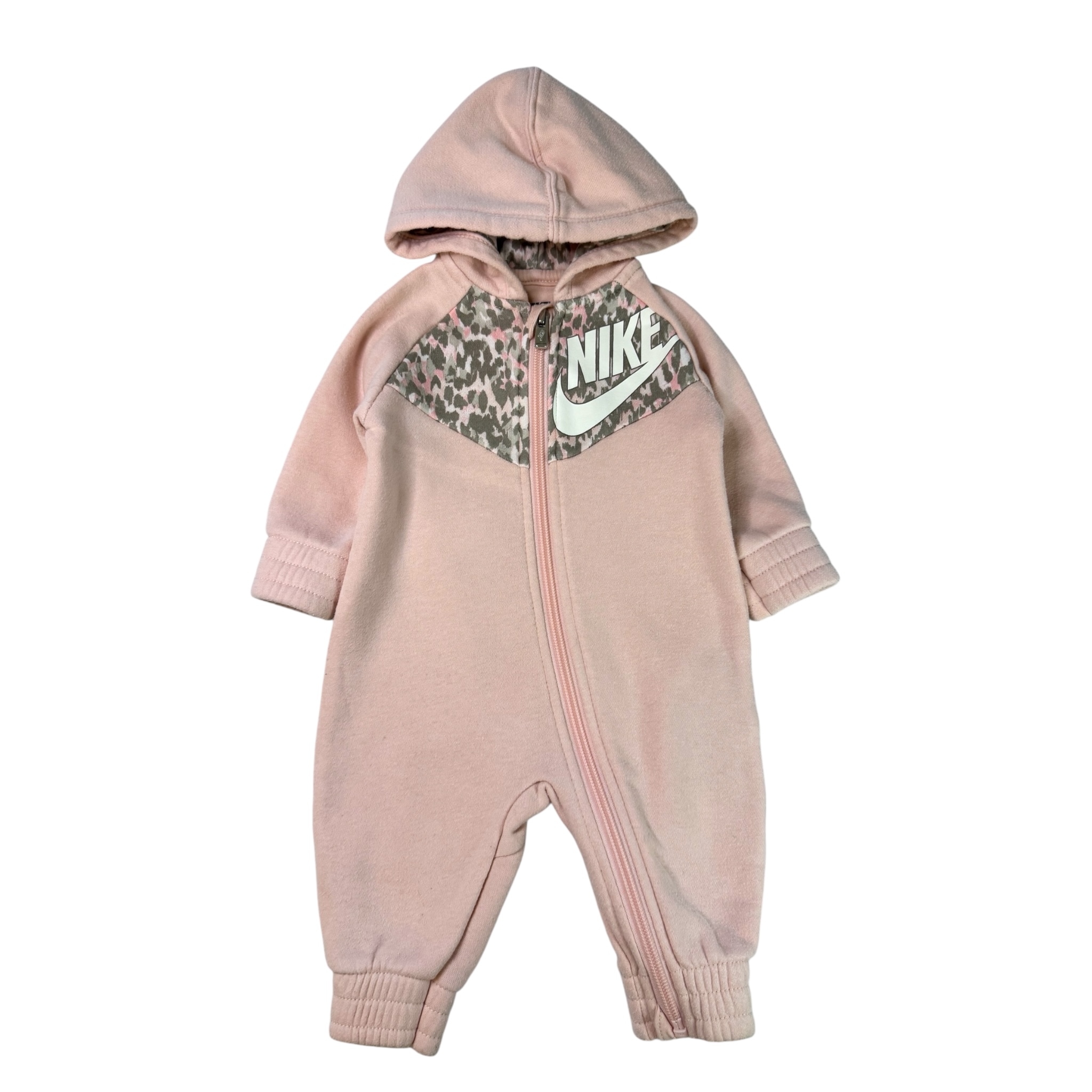Růžový teplákový overal Nike
