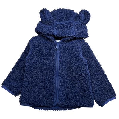 Modrý Beránkovy kabátek s ušima M&S