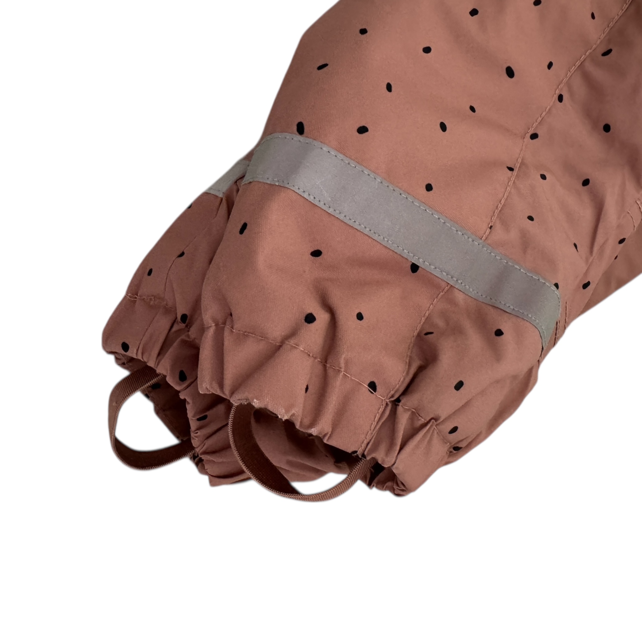 Růžová zimní kombinéza s puntíky H&M