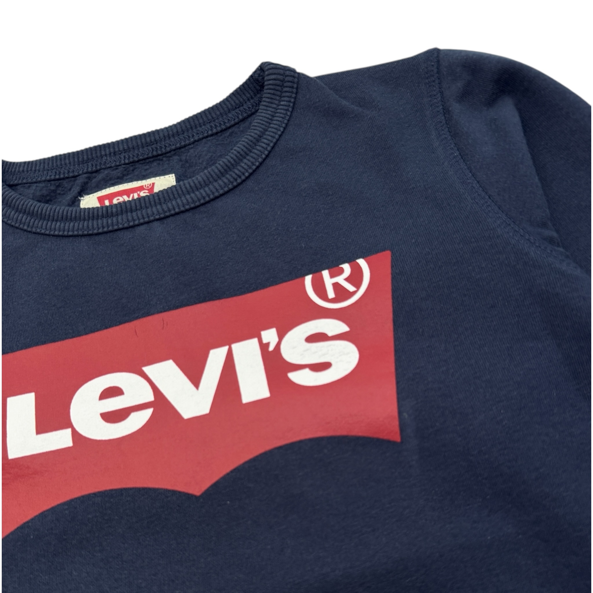 Tmavěmodrá mikina s logem Levi's