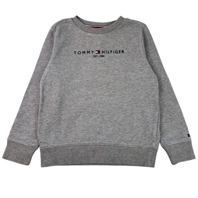 Šedá mikina s logem Tommy Hilfiger