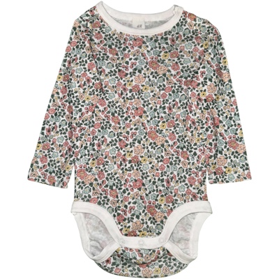 Bílé body s květy H&M