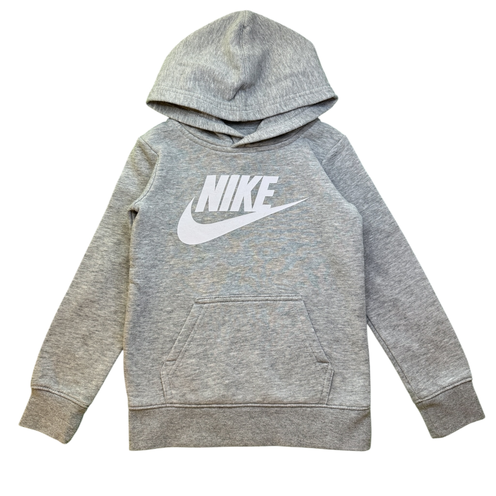 Šedá melírovaná mikina s logem Nike