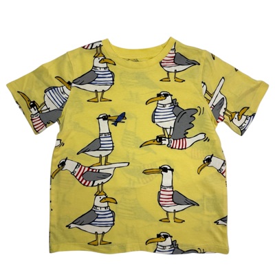 Žluté tričko s motivem racků H&M