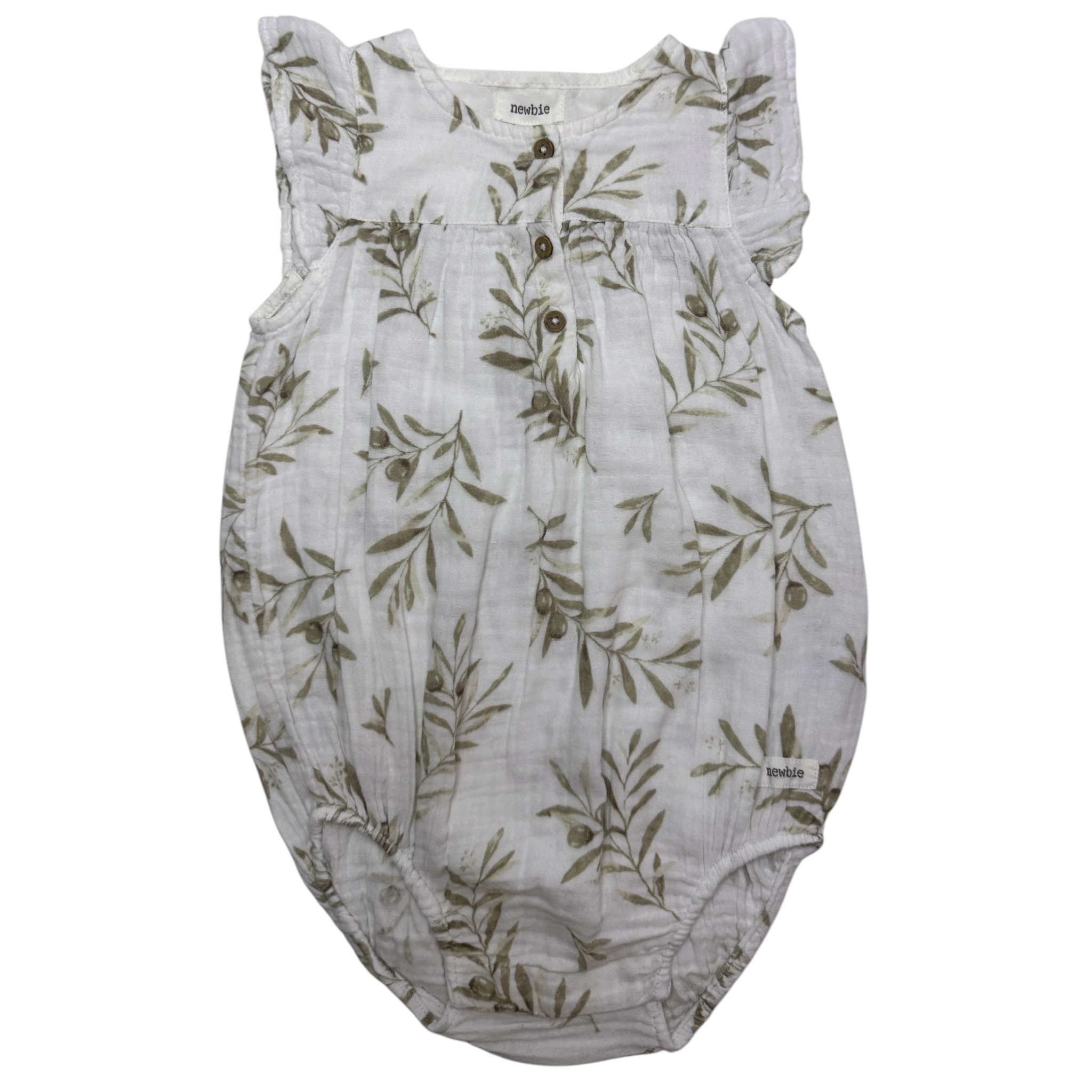 Smetanové body s motivem oliv NEWBIE