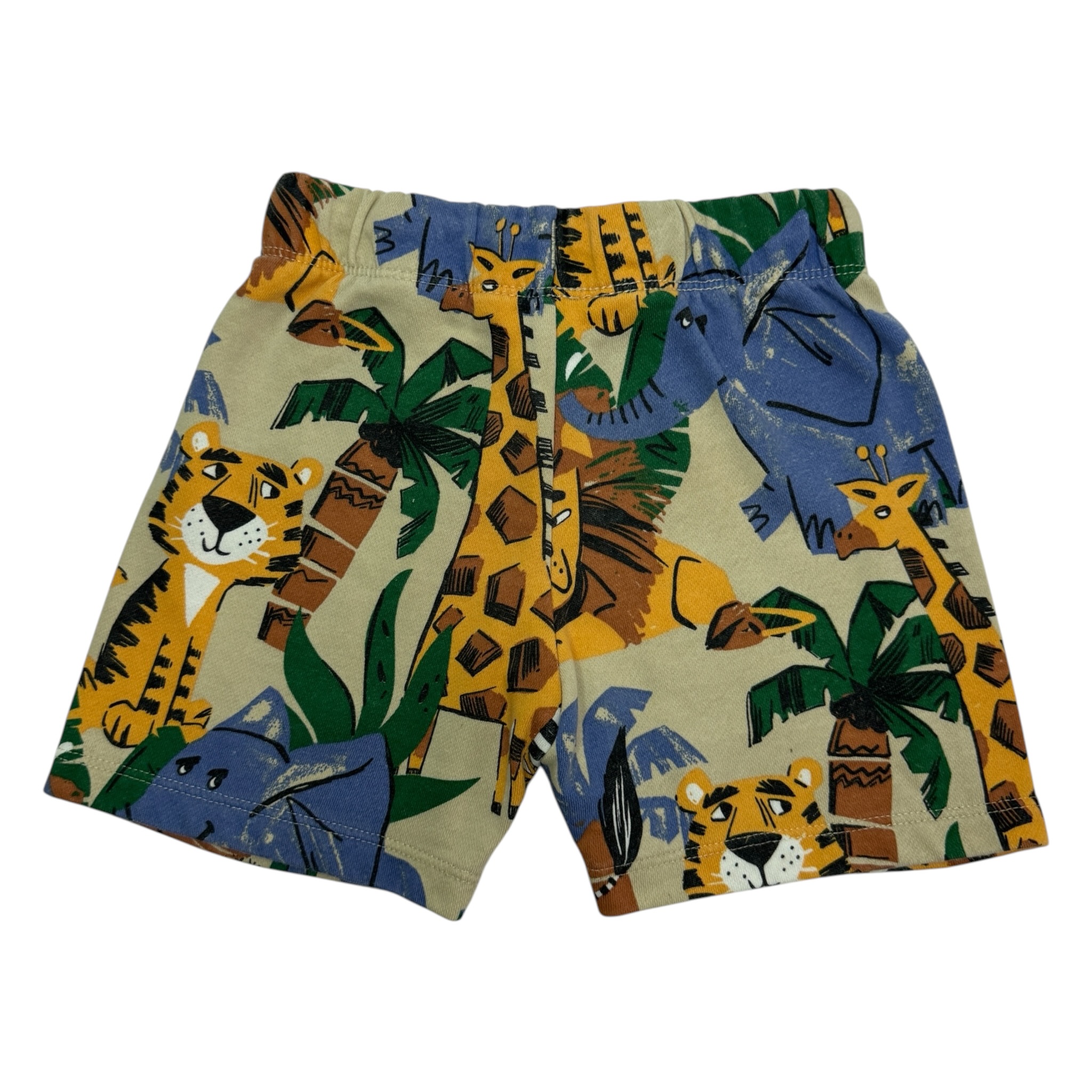 Béžové kraťasy s motivem safari H&M