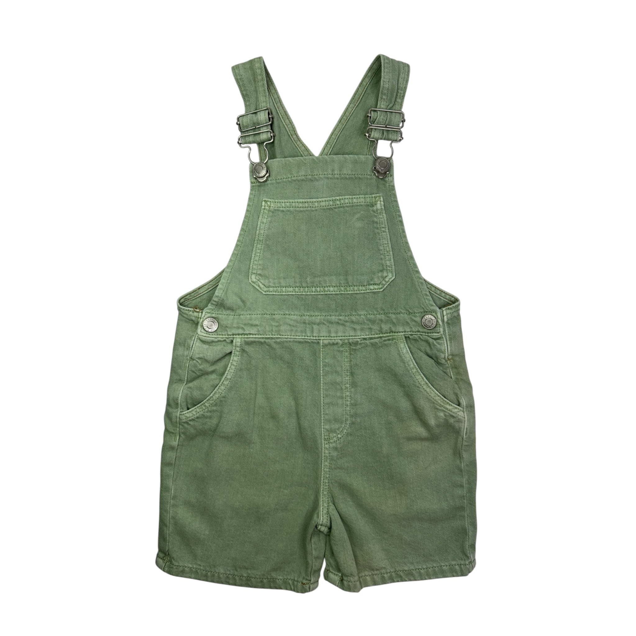 Zelené riflové kraťasy s laclem ZARA