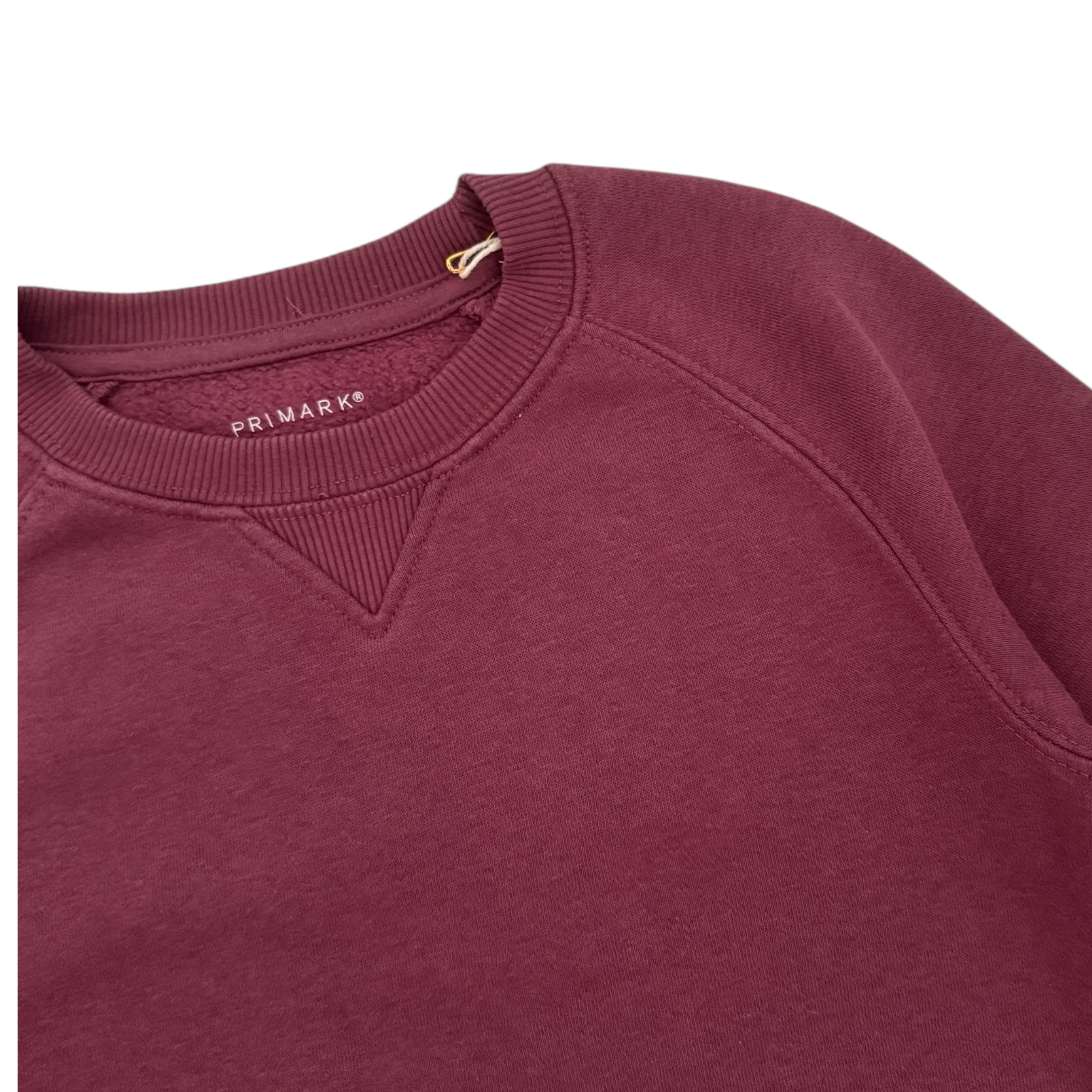 Vínová basic mikina PRIMARK