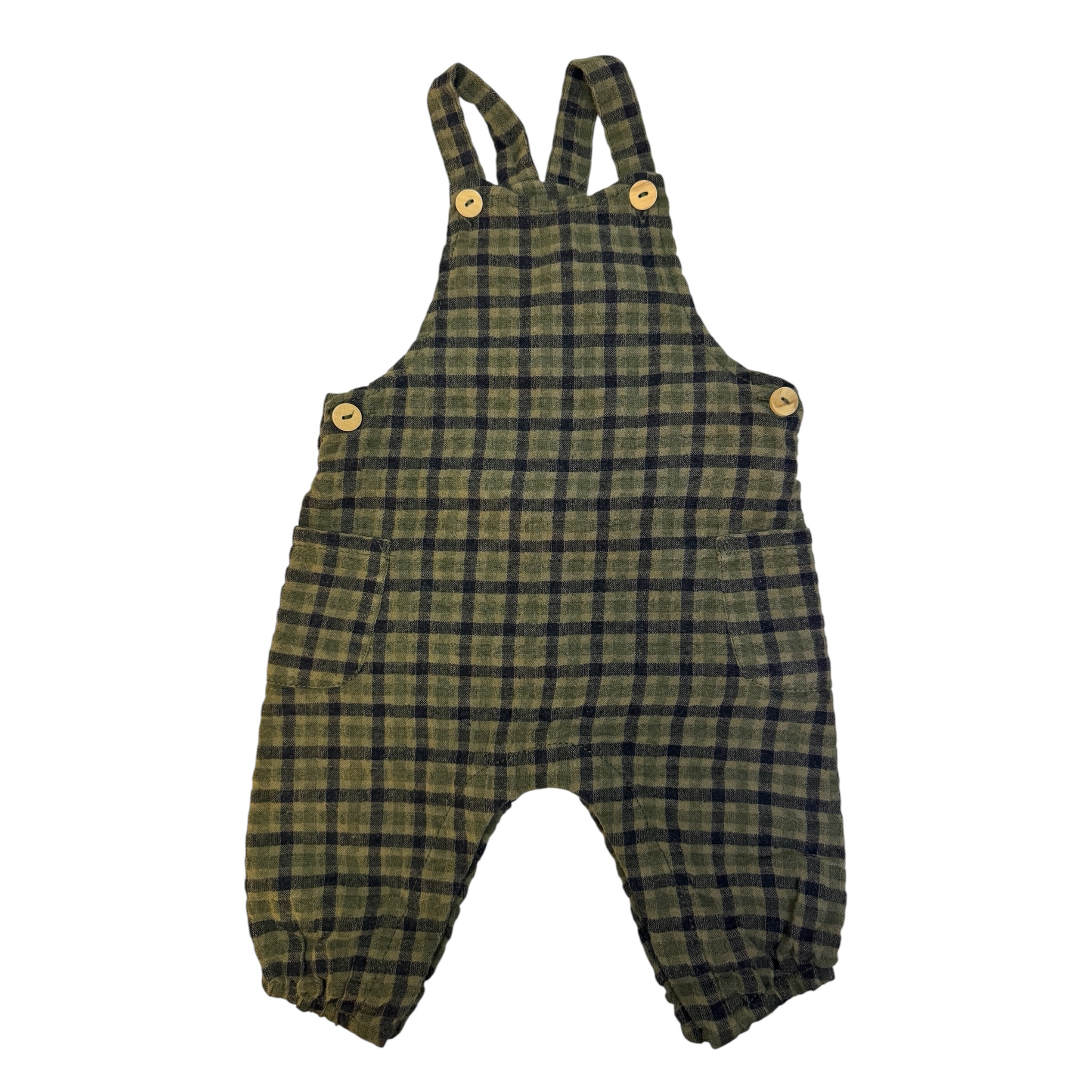 Khaki kostkované lacle ZARA