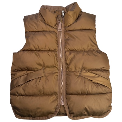 Hnědá prošivaná vesta H&M
