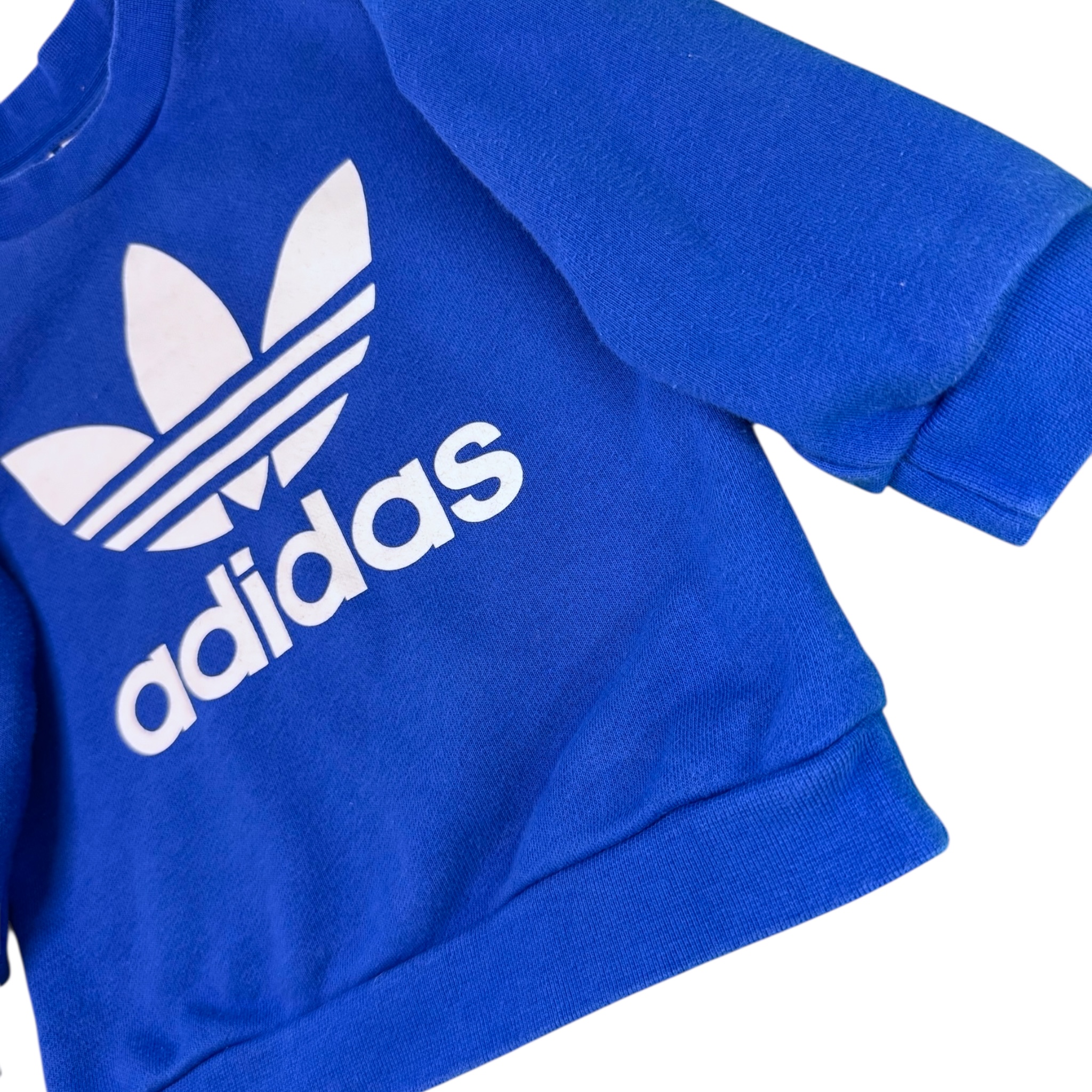 Modrá mikina s logem Adidas