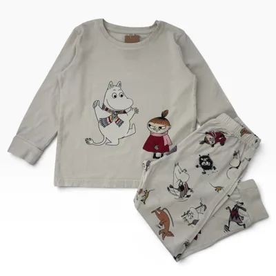 Krémová pyžamová souprava Moomin Lindex