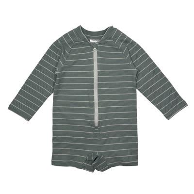 Zelený UV plavkový overal s pruhy H&M