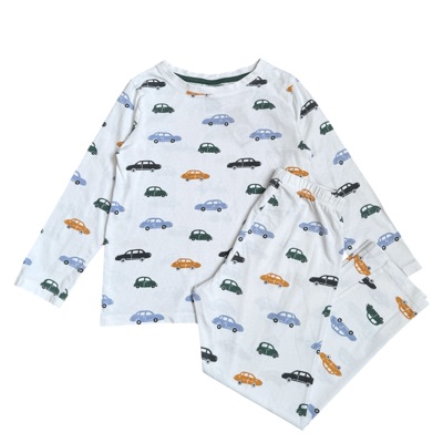 Bílé pyžamo s auty H&M