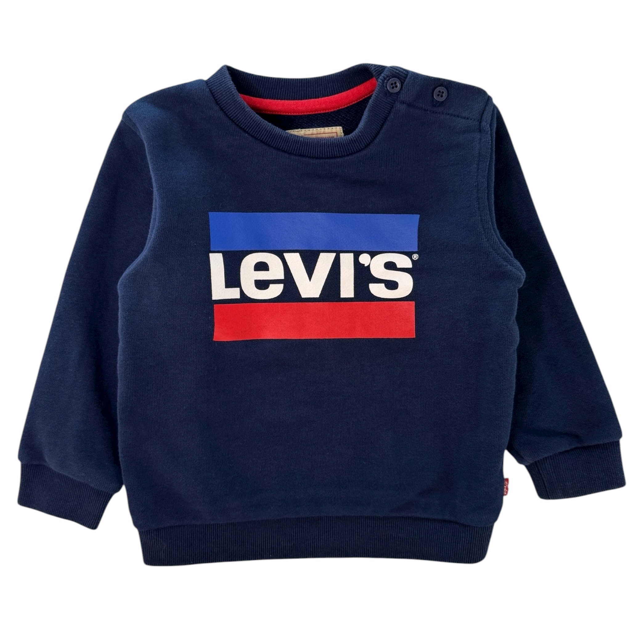 Tmavěmodrá mikina s logem Levi’s