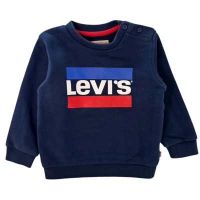 Tmavěmodrá mikina s logem Levi’s