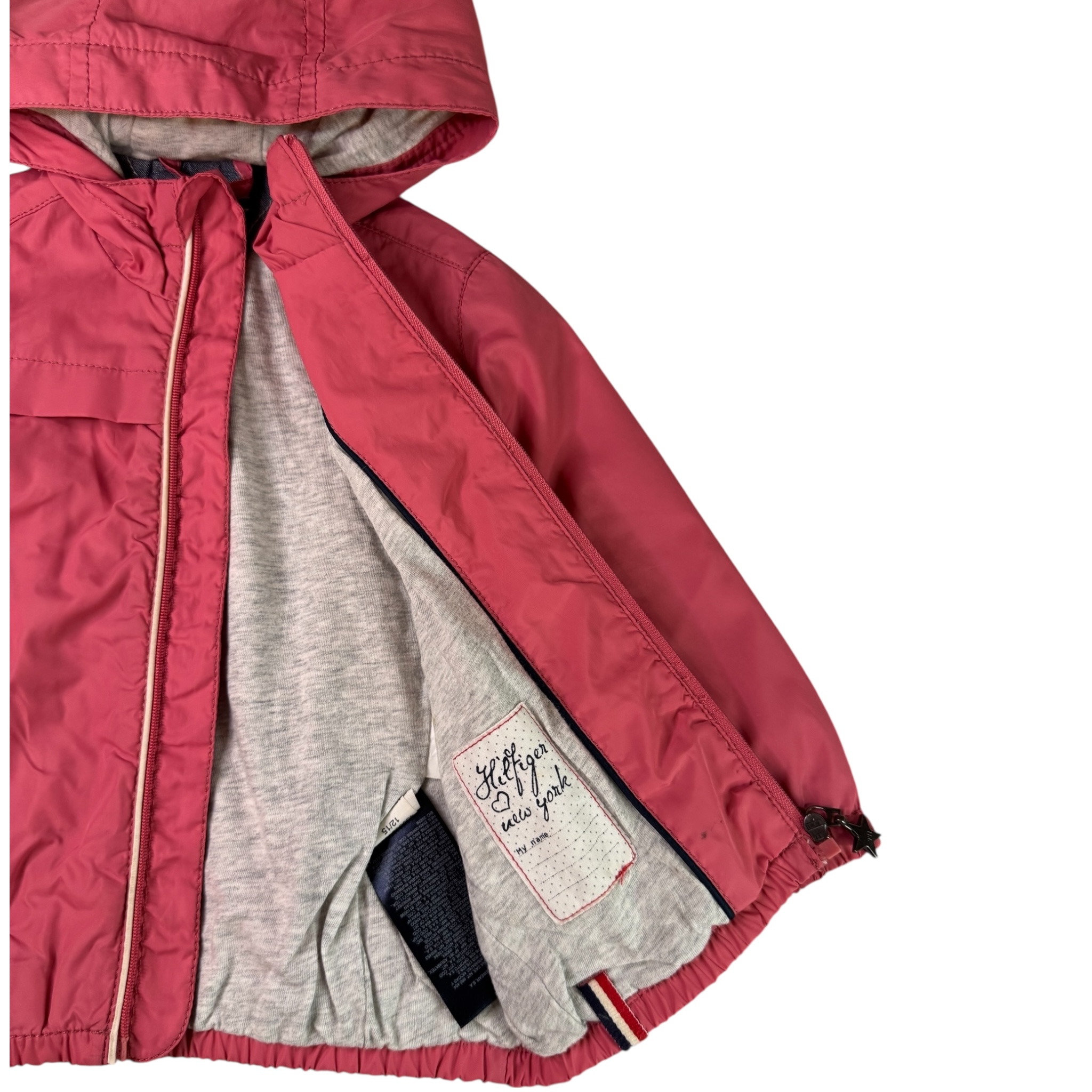 Růžová větrovka Tommy Hilfiger