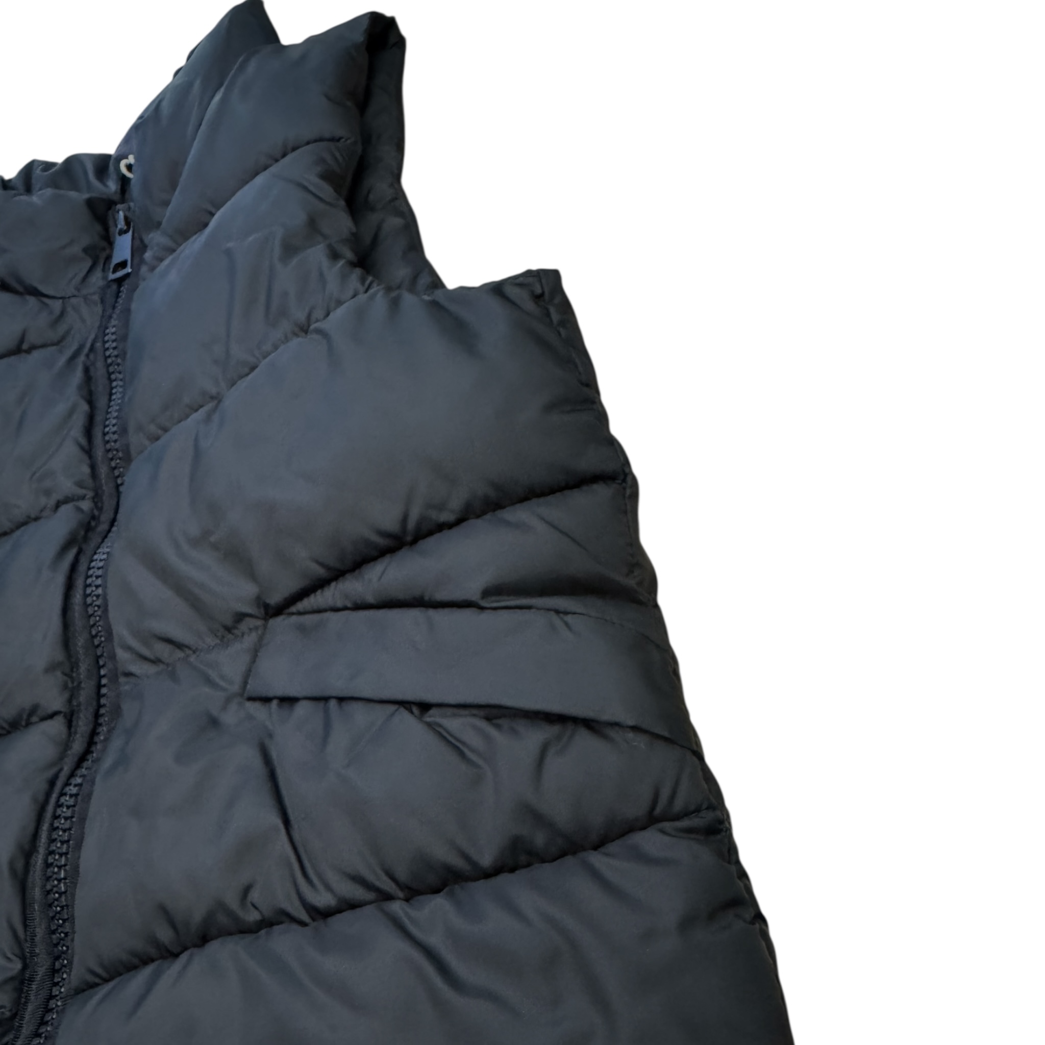 Černá prošívaná vesta H&M