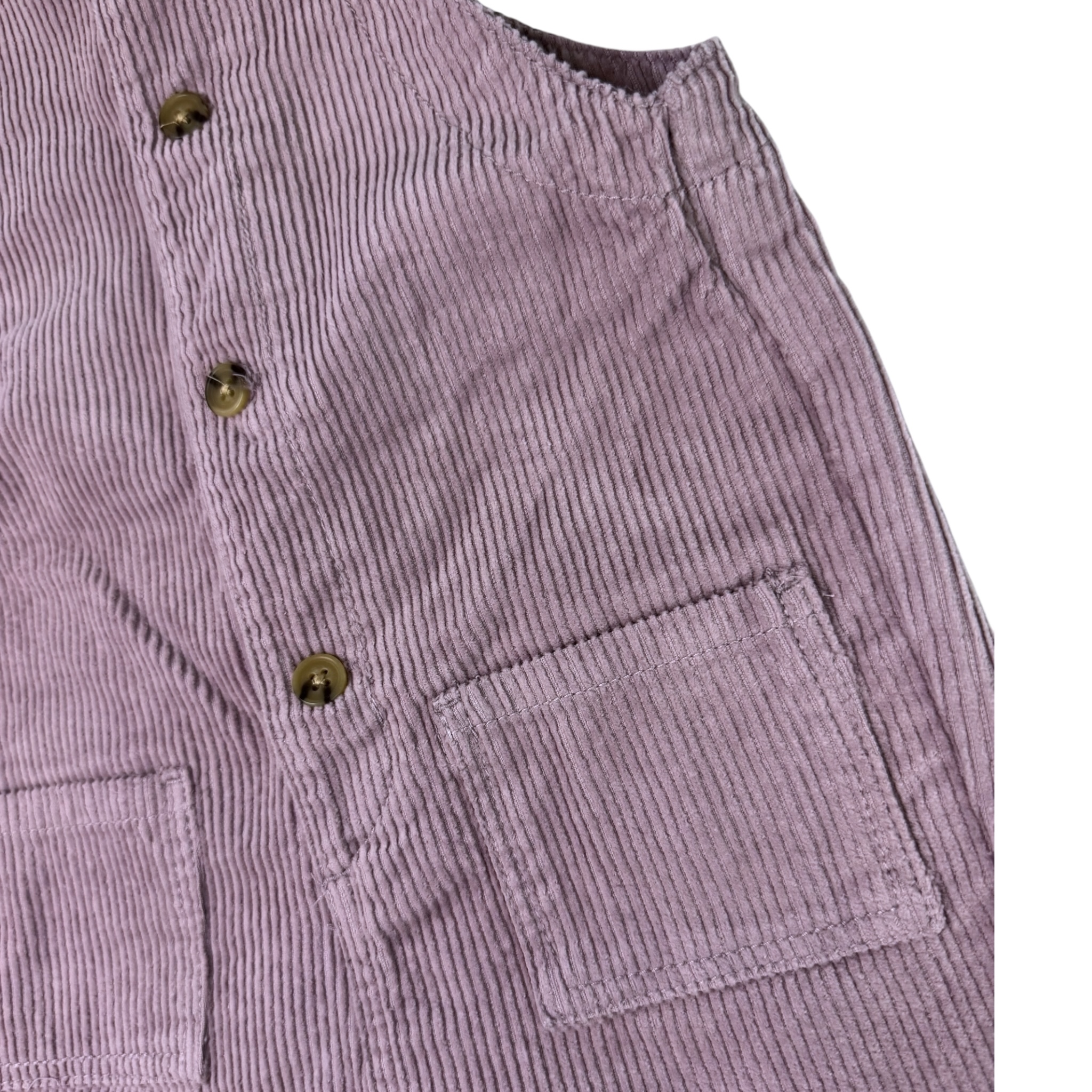 Lila manšestrové lacle na knoflíky H&M