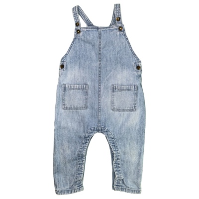 Modré riflové lacláče s kapsami H&M