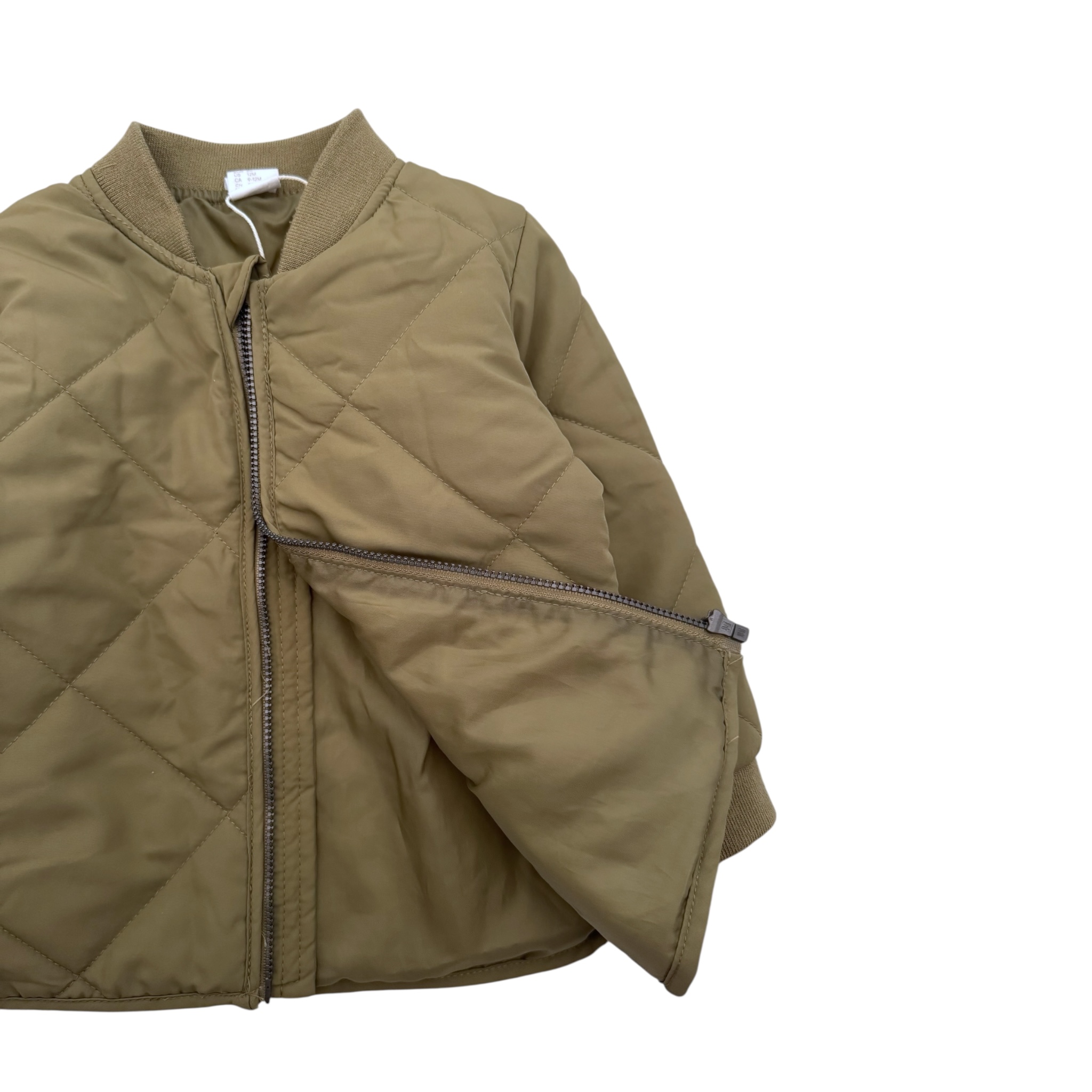 Khaki prošivaný bomber H&M -80
