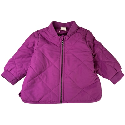 Růžový prošivaný bomber H&M