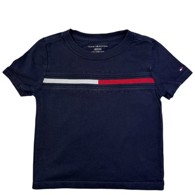 Tmavěmodré tričko s logem Tommy Hilfiger