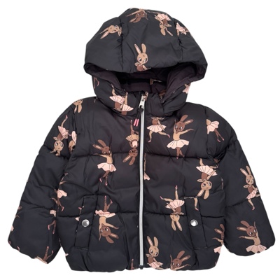 Černá zimní bunda s motivem baletek H&M