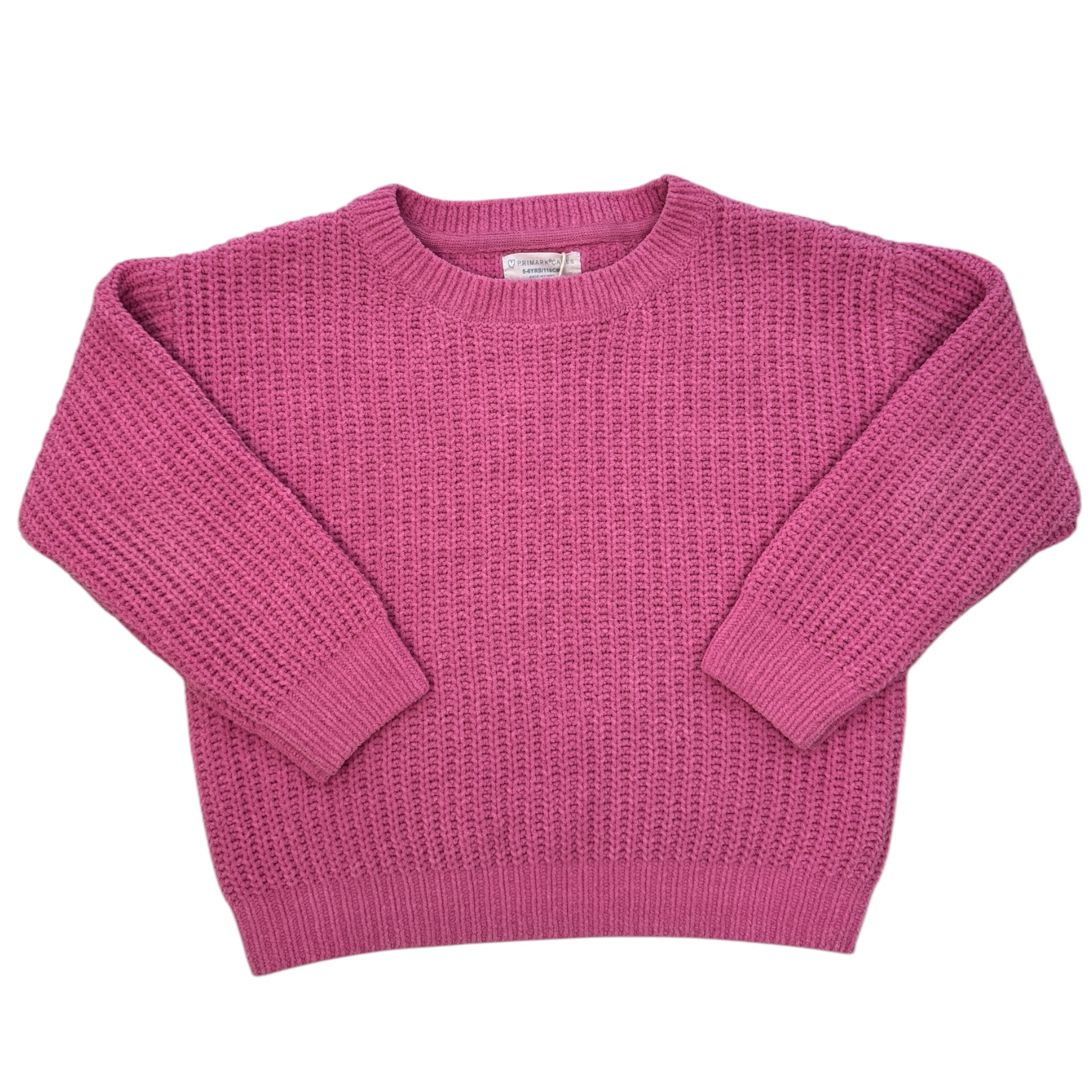 Růžový pletený svetr PRIMARK