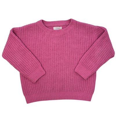 Růžový pletený svetr PRIMARK