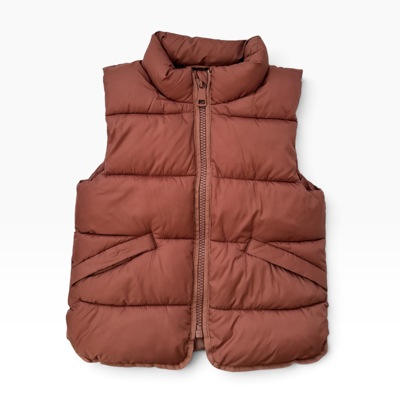 Růžovočervená prošívaná vesta H&M