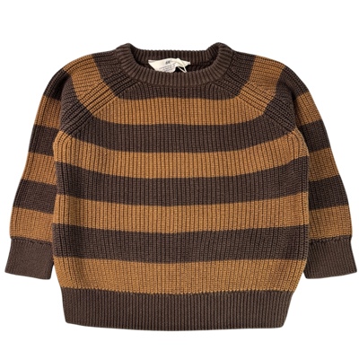 Hnědý pletený svetr H&M
