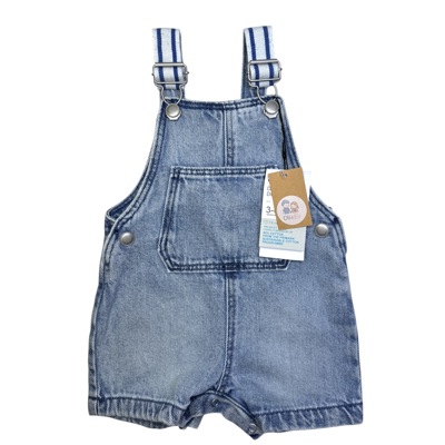 Modré riflové kraťasy s laclem PRIMARK