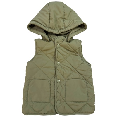 Khaki prošívaná vesta H&M