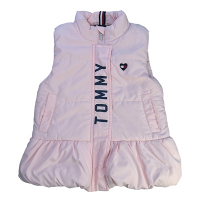 Růžová vesta s řasením Tommy Hilfiger
