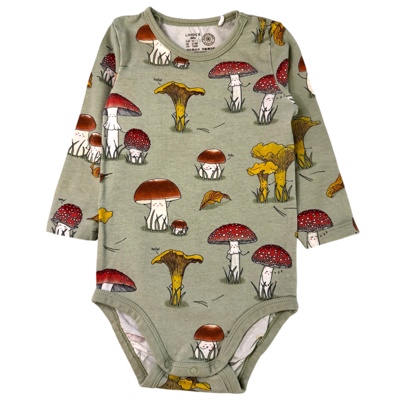 Zelené body s houbami Lindex