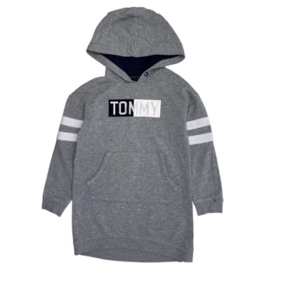 Teplákové šedé šaty Tommy Hilfiger
