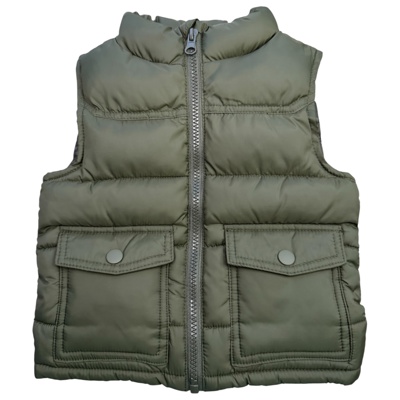 Khaki prošívaná vesta MANGO