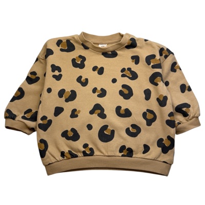 Béžová mikina s leopardím vzorem H&M