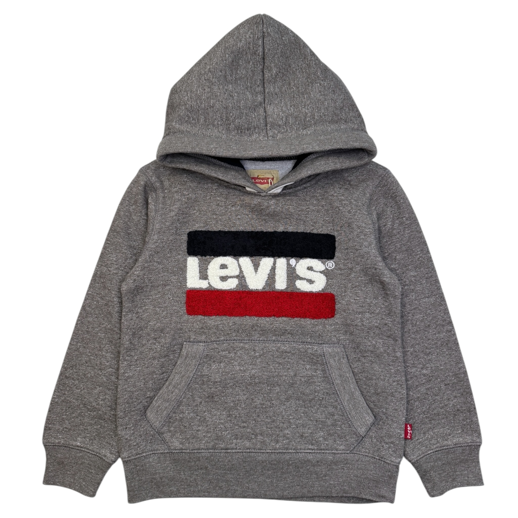 Šedá mikina s kapucí a logem Levi's