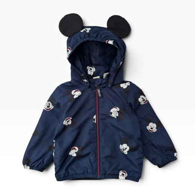 Tmavěmodrá bunda Mickey H&M