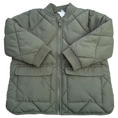 Khaki prošívaný bomber H&M