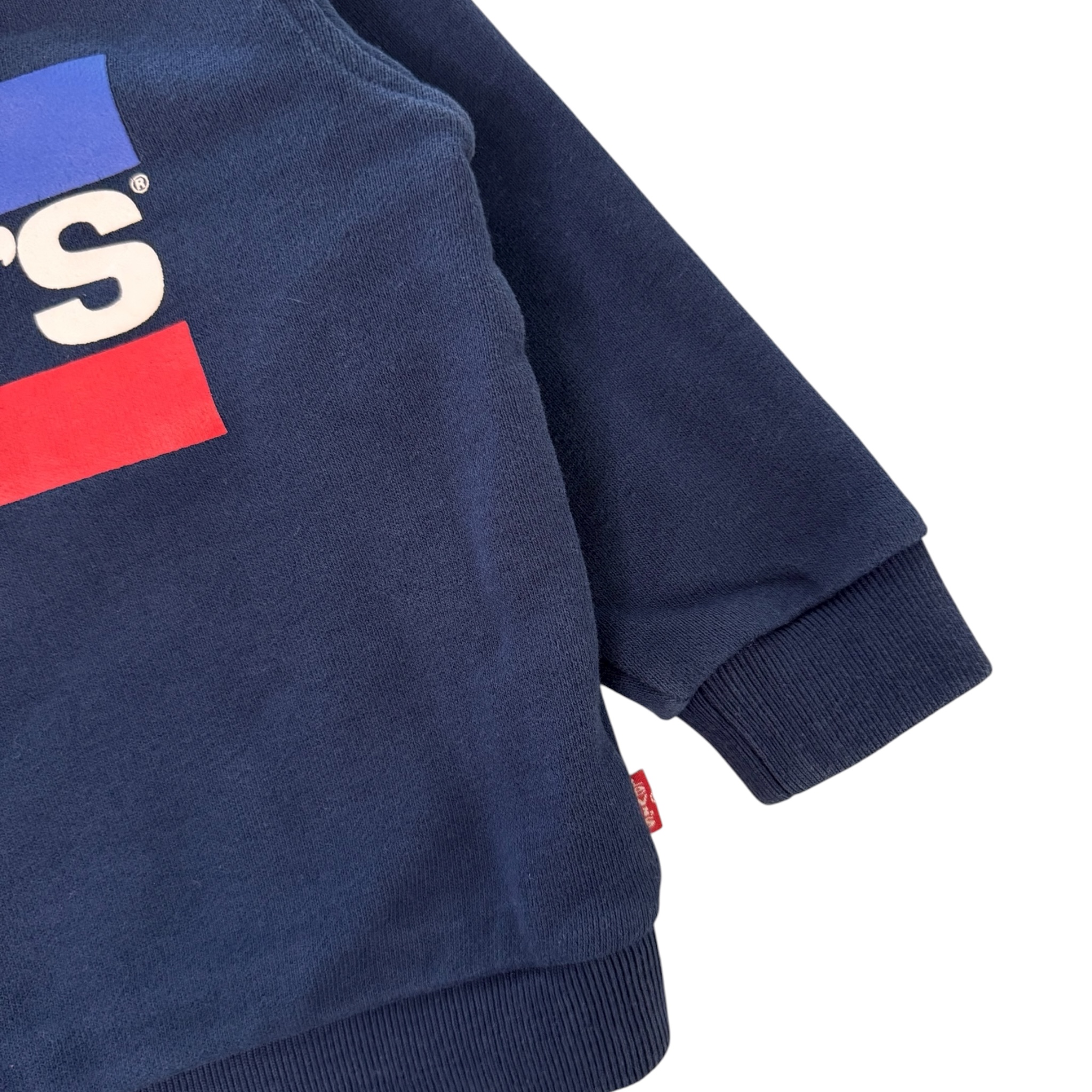 Tmavěmodrá mikina s logem Levi’s