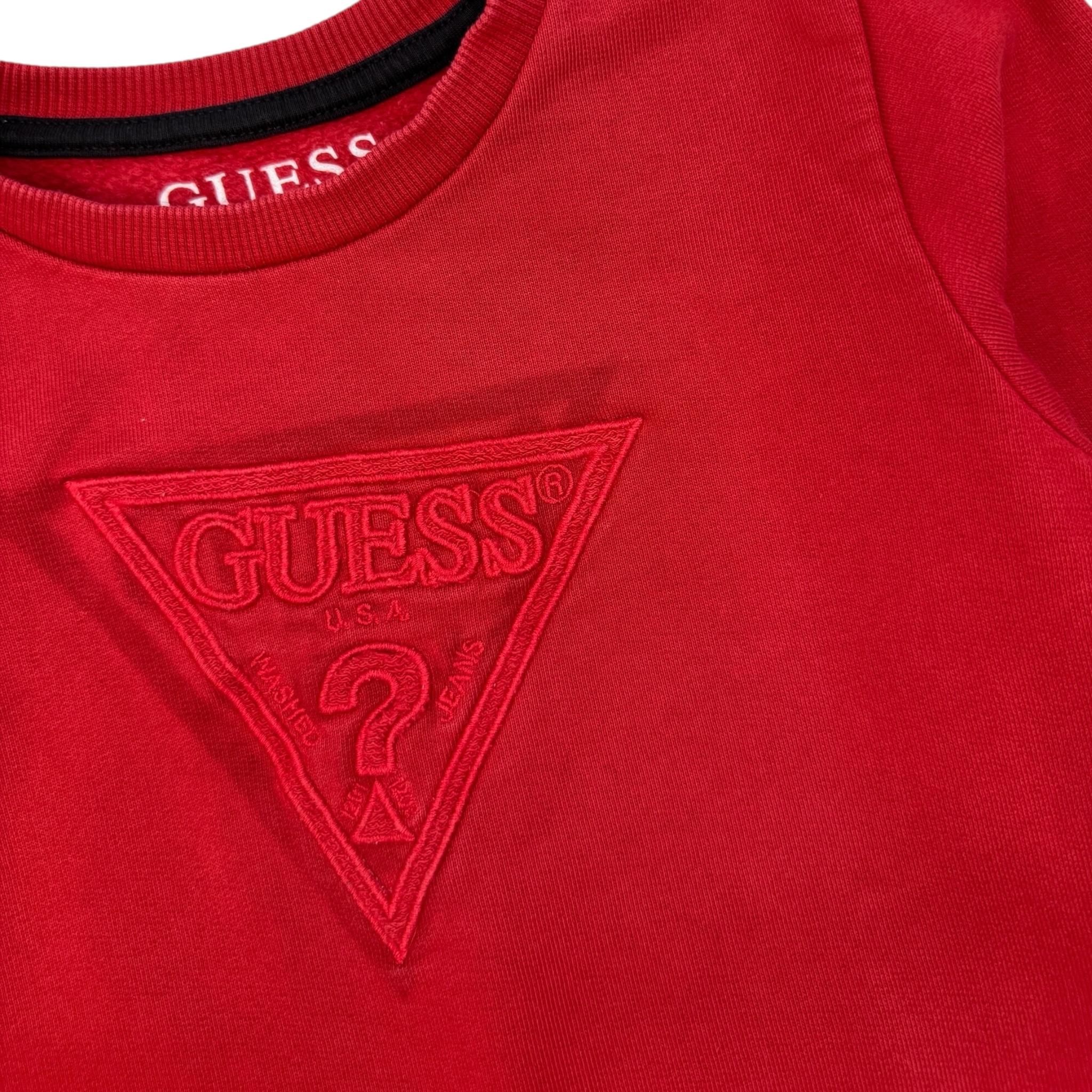 Červená mikina s logem GUESS